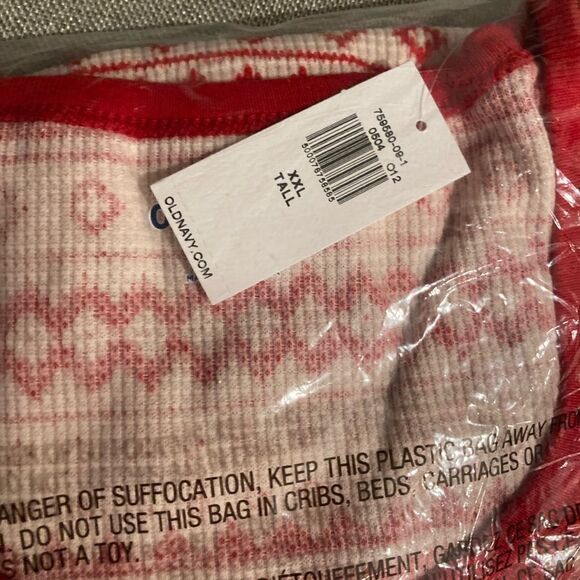 Red Fair Isle Top XXL Tall - Picture 7 of 7